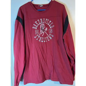 Women's Unbranded Maroon Black Bakersfield Stallions Graphic